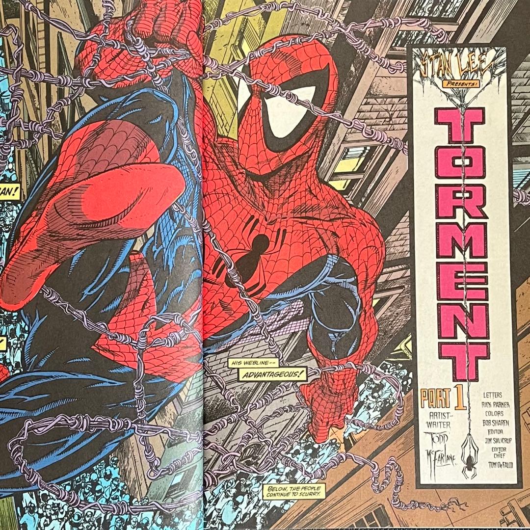 スパイダーマン #1（1990） マクファーレン カバー アメコミ リーフ3