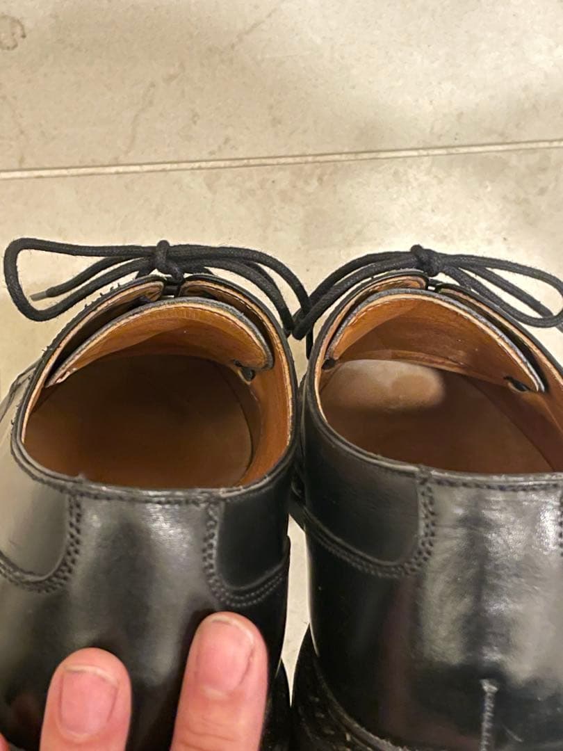 Berwick バーウィック Uチップシューズ 4477 サイズ5 24cm 黒 - メルカリ