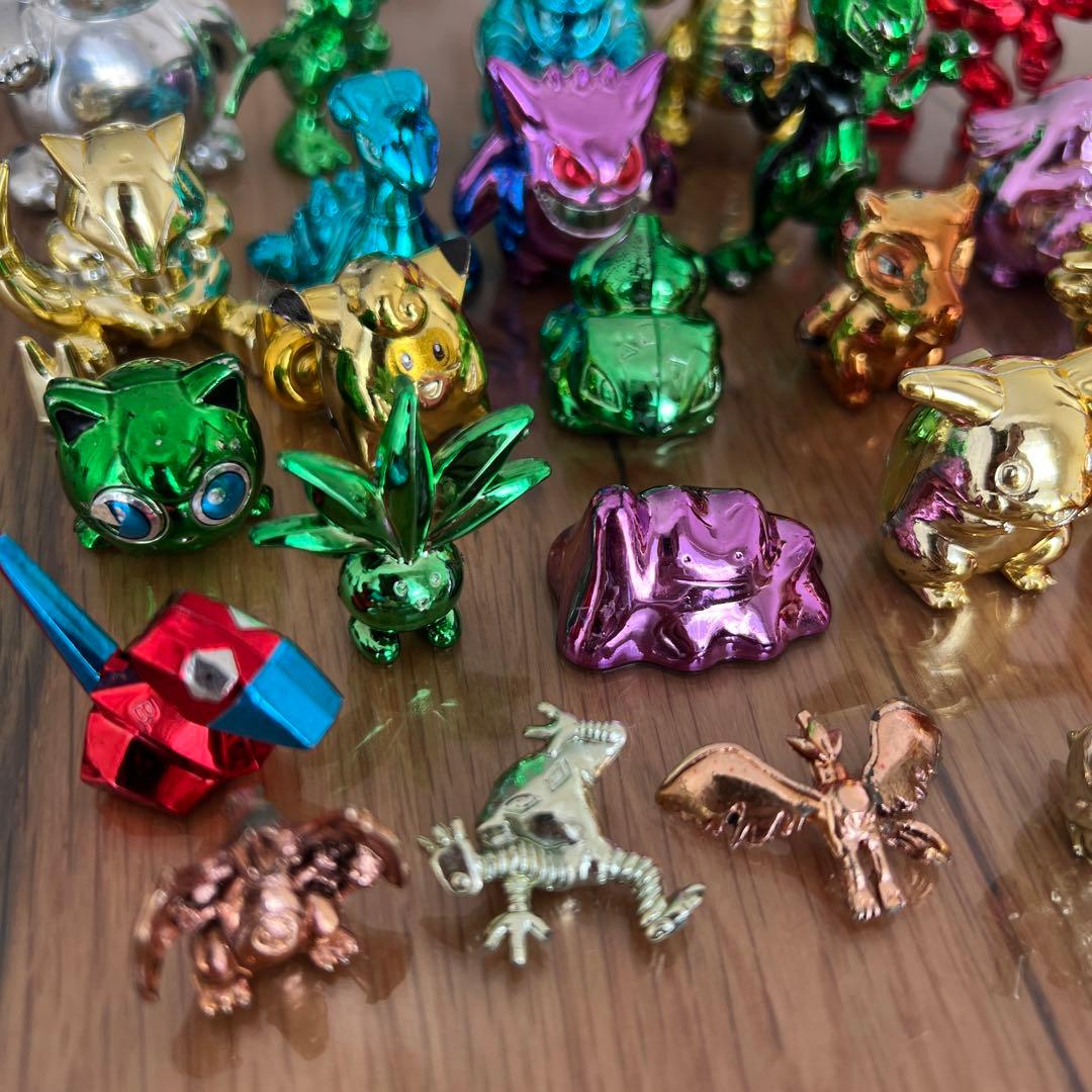 ポケモン☆メタリック フィギュア まとめ売り 30体 当時物！レア！希少