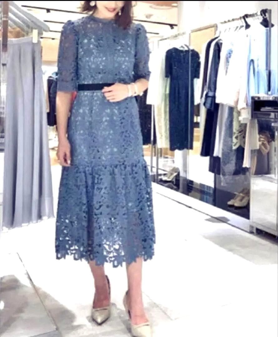 セルフォードcelfordケミカルレースワンピースドレス石原さとみ佳子様