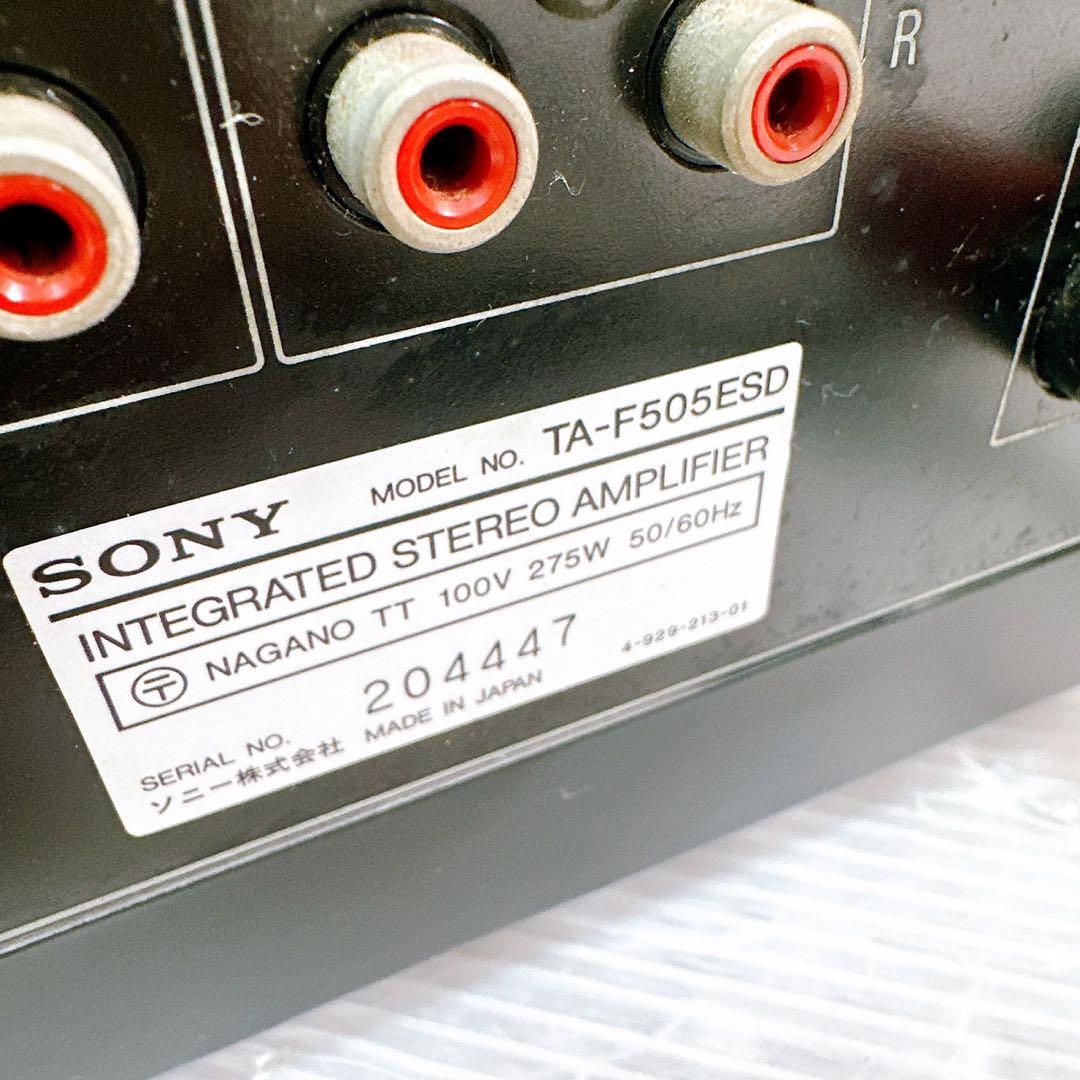 美品】SONY ソニー TA-F505ESD プリメインアンプ 音出し確認済み