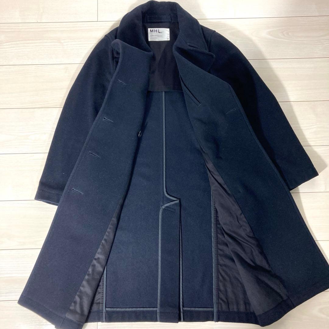 MHL. マーガレットハウエル ウールメルトン ダブル ロングピーコートⅡ