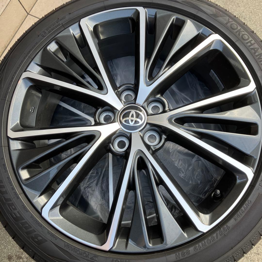 60 プリウス Zグレード 4本セット 純正19インチ タイヤ付きホイール