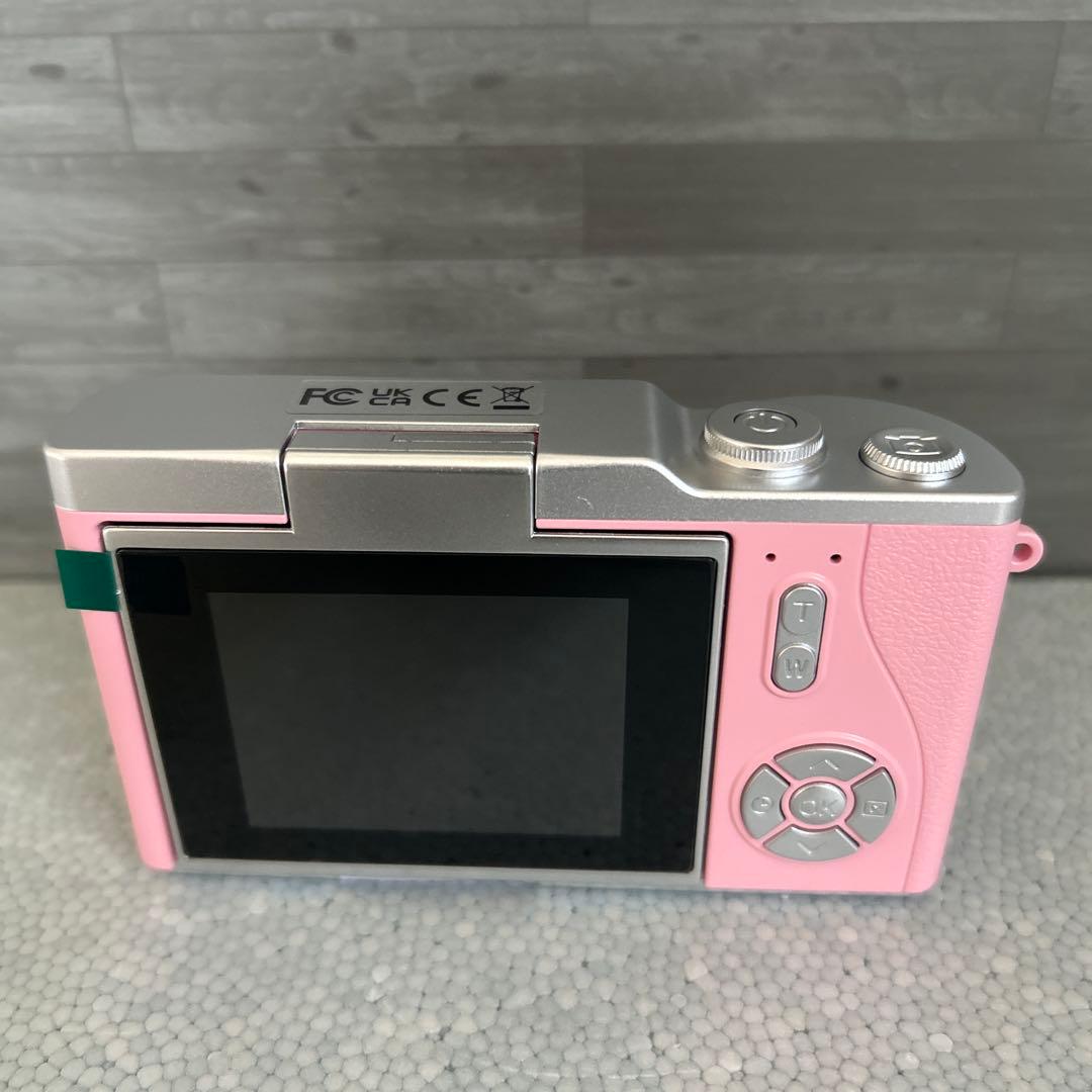 4K 48メガピクセル コンパクトデジタルカメラ ピンク - メルカリ