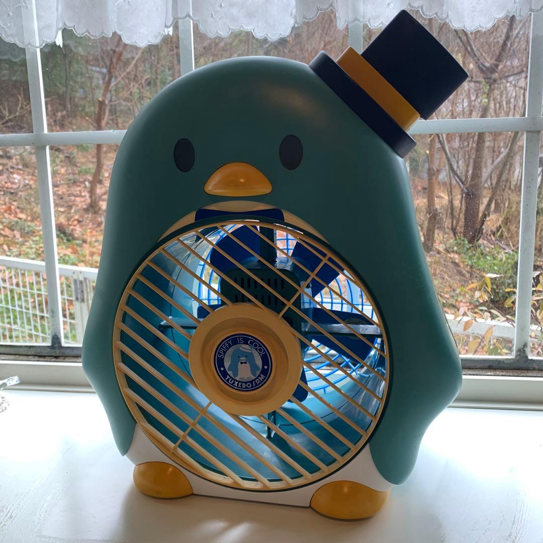 激レア レトロ】サンリオ タキシードサム ペンギン型 卓上扇風機 S20QQ