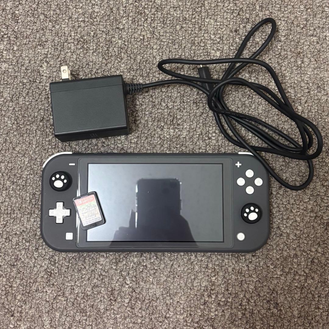 Nintendo Switch Lite グレー 充電器・カセット - メルカリ