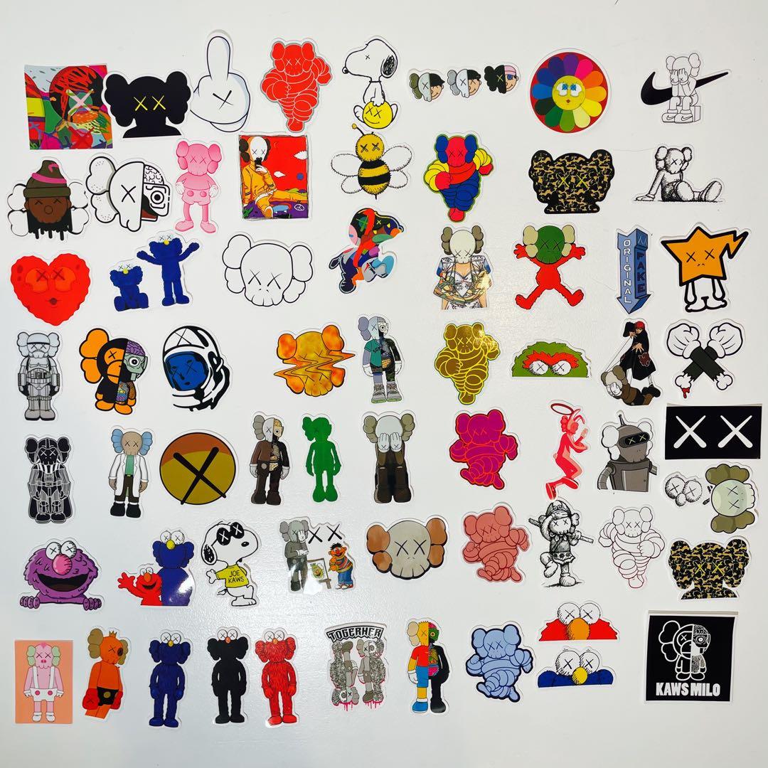 60枚セット】Kaws（カウズ） ステッカー - メルカリ