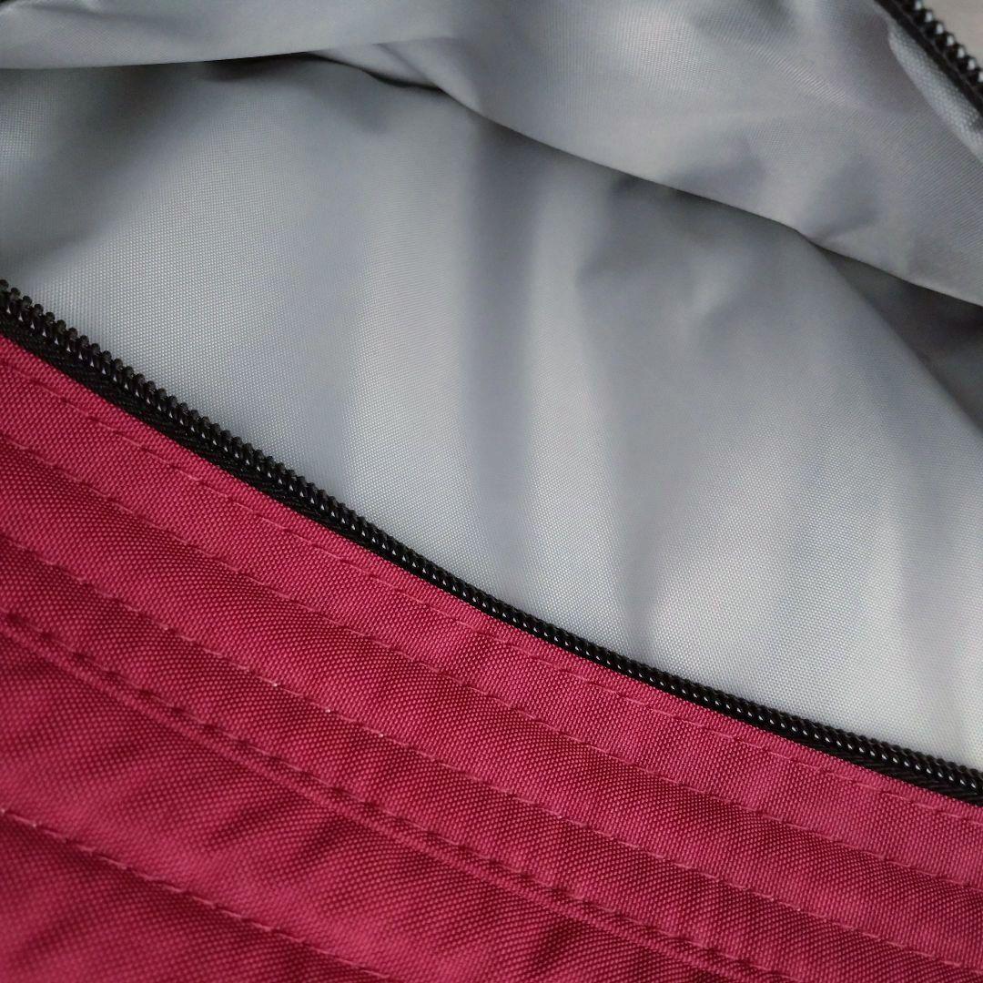 美品】ヘルシーバックバッグ ビッグバッグ ルビー 赤紫 ワインレッド