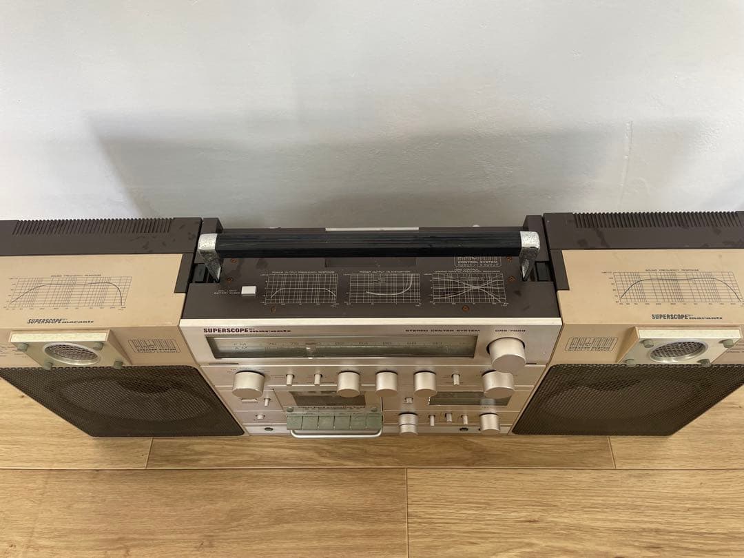 ジャンク】Marantz マランツ CRS-7000ラジカセ 音出ず 動作