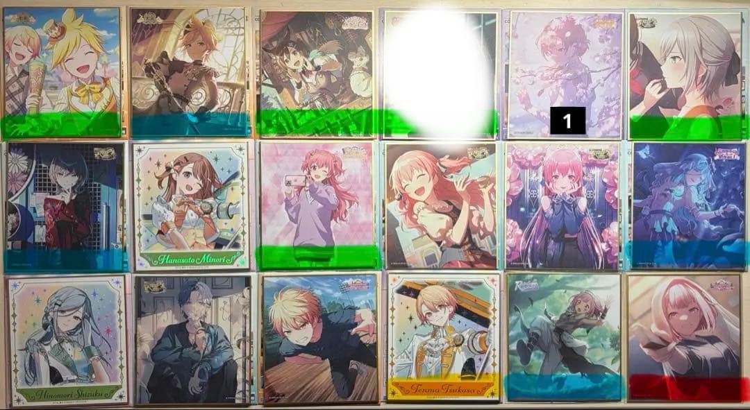 プロセカ　色紙　まとめ売り プロセカ イラストレーターコラボ ミニ色紙コレクション Vivid BAD