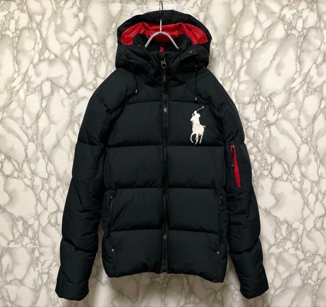 美品 POLO Ralph Lauren ダウンジャケット ビックポニー 刺繍 - メルカリ