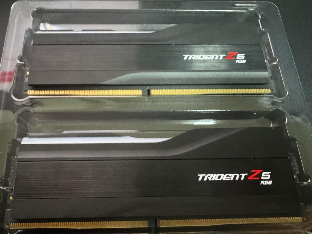 た*け様 G.SKILL Trident Z5 RGB DDR5-6000 16 G.SKILL Trident Z5 RGB 32GB (2 x 16GB) DDR5 6000 PC RAM, Gaming