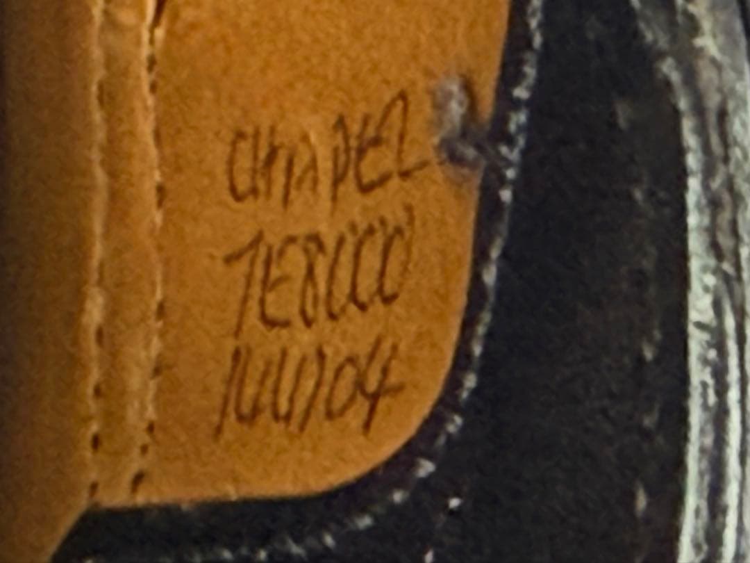 純正ツリー付 ジョンロブ チャペル 7E ブラック 8000ラスト ダブル