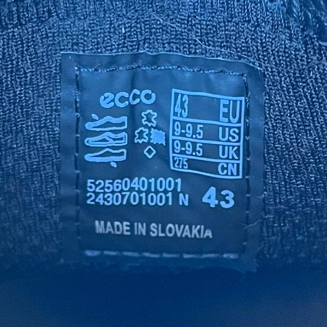 美品✨ ecco エコー ビジネスシューズ プレーントゥ レザー 27.5cm