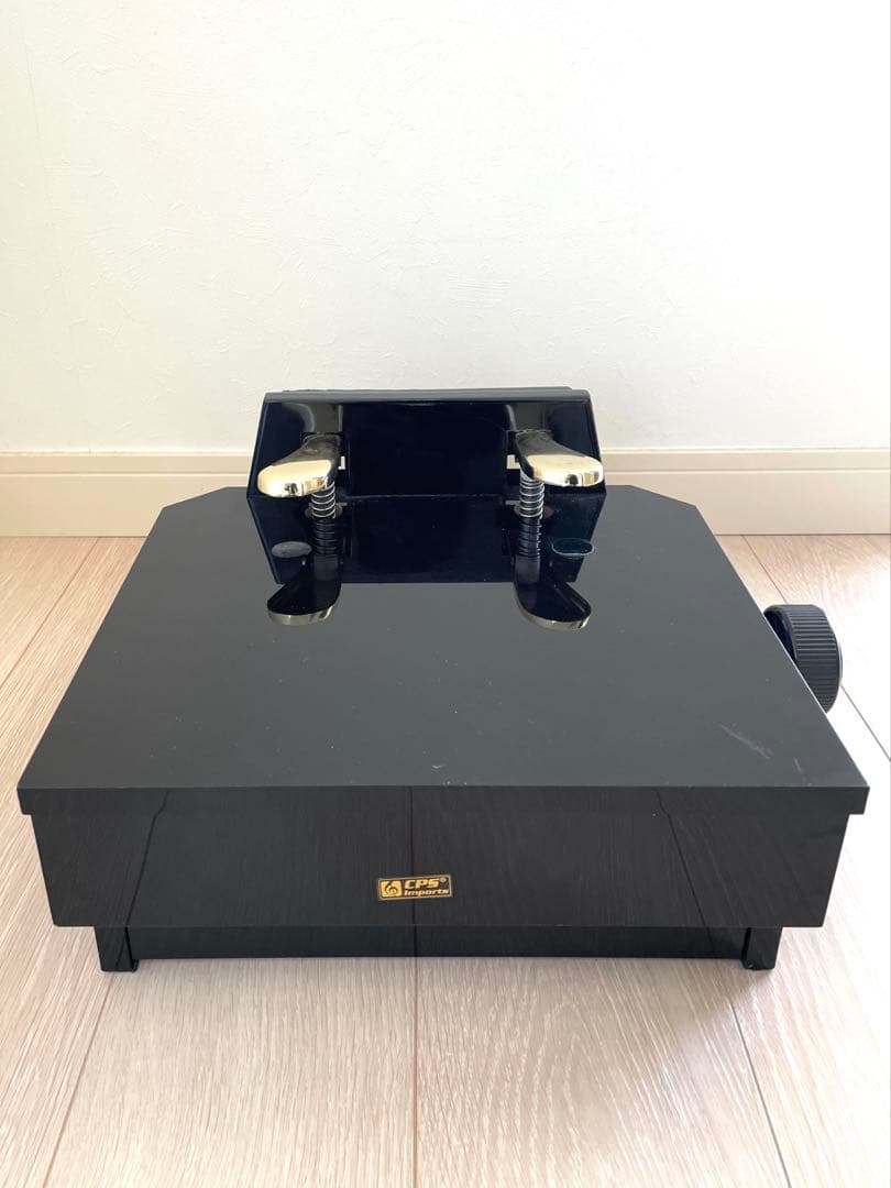 ピアノ　補助ペダル ダブル　木製 ブラック ピアノ 補助ペダル ダブル 木製 ブラック ピアノ 補助ペダル ダブル