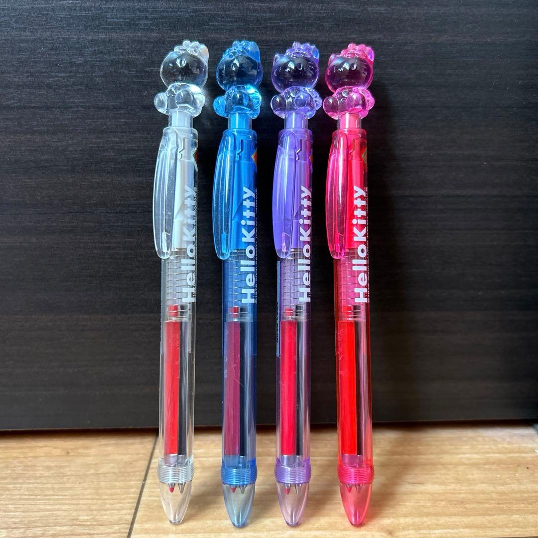 激レア 新品未使用】ハローキティ クリア ボールペン 平成レトロ