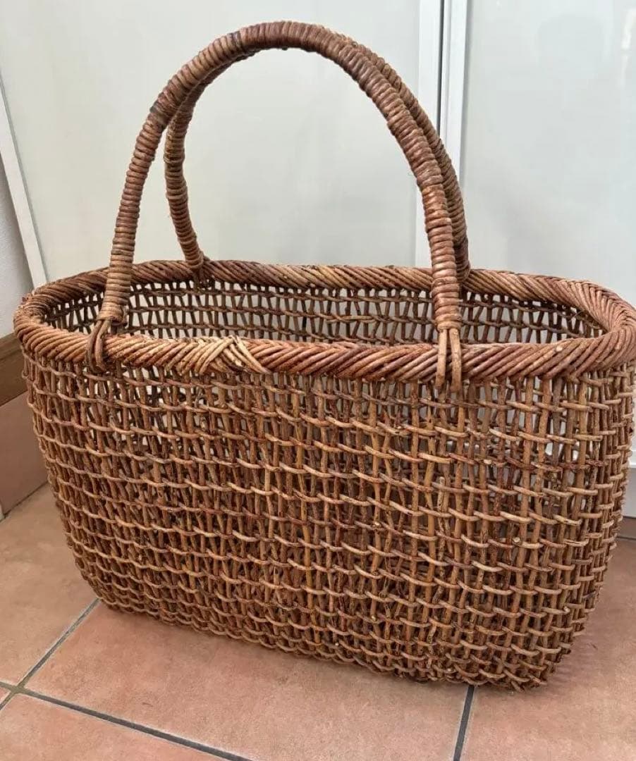 あけび　かご　こだし編み　籠　カゴ こだし編みあけびかご – 器・生活道具ー日和