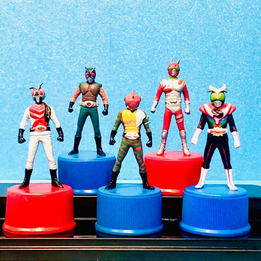 非売品】仮面ライダーボトルキャップフィギュア20体セット - メルカリ