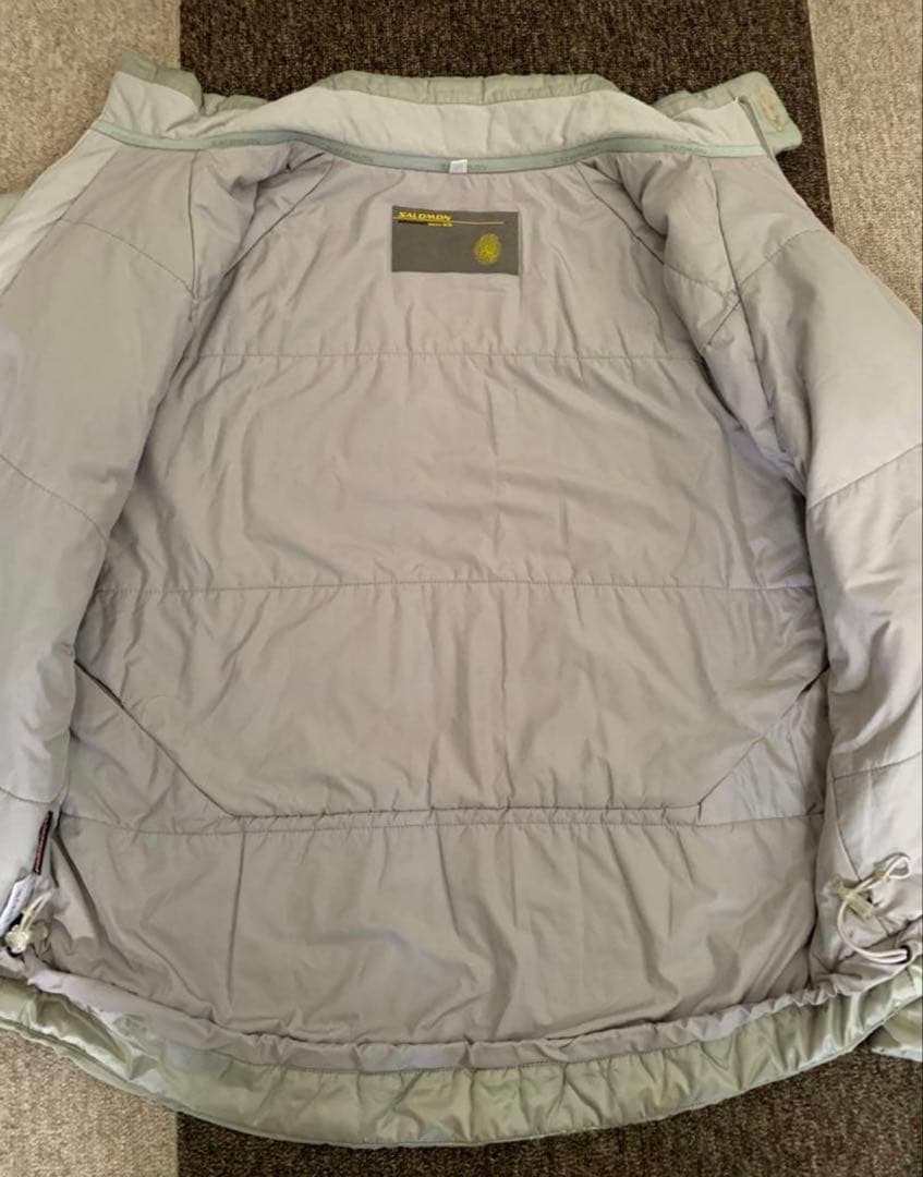 希少00s SALOMON archive プリマロフト 中綿ジャケット 旧ロゴ - メルカリ