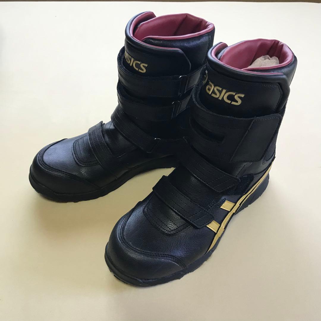 YMD様専用】asics安全靴 廃盤fcp401ブラック/ゴールドベルクロ - メルカリ