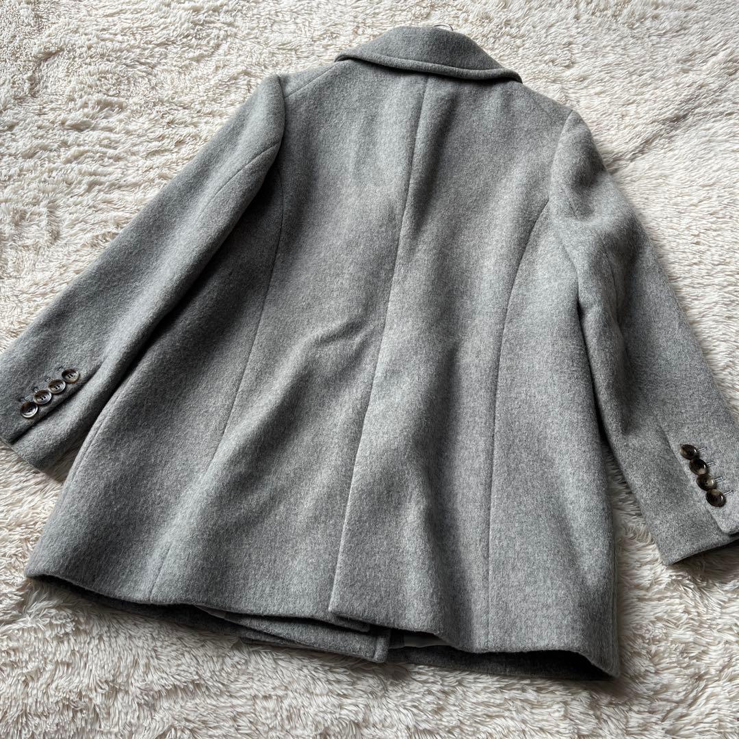 Mee様専用 23区 Pコート ダブルブレストコート サイズ46 ライトグレー