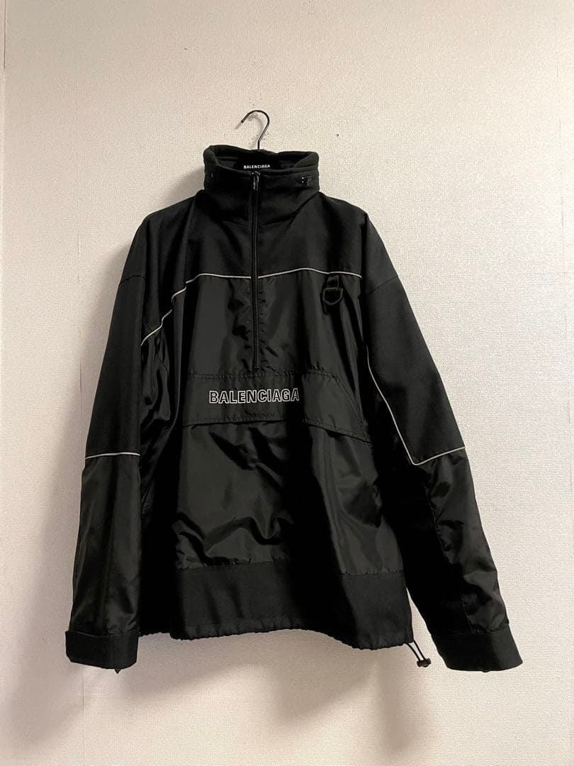 バレンシアガ ハーフジップ ナイロンジャケット 44 - メルカリ