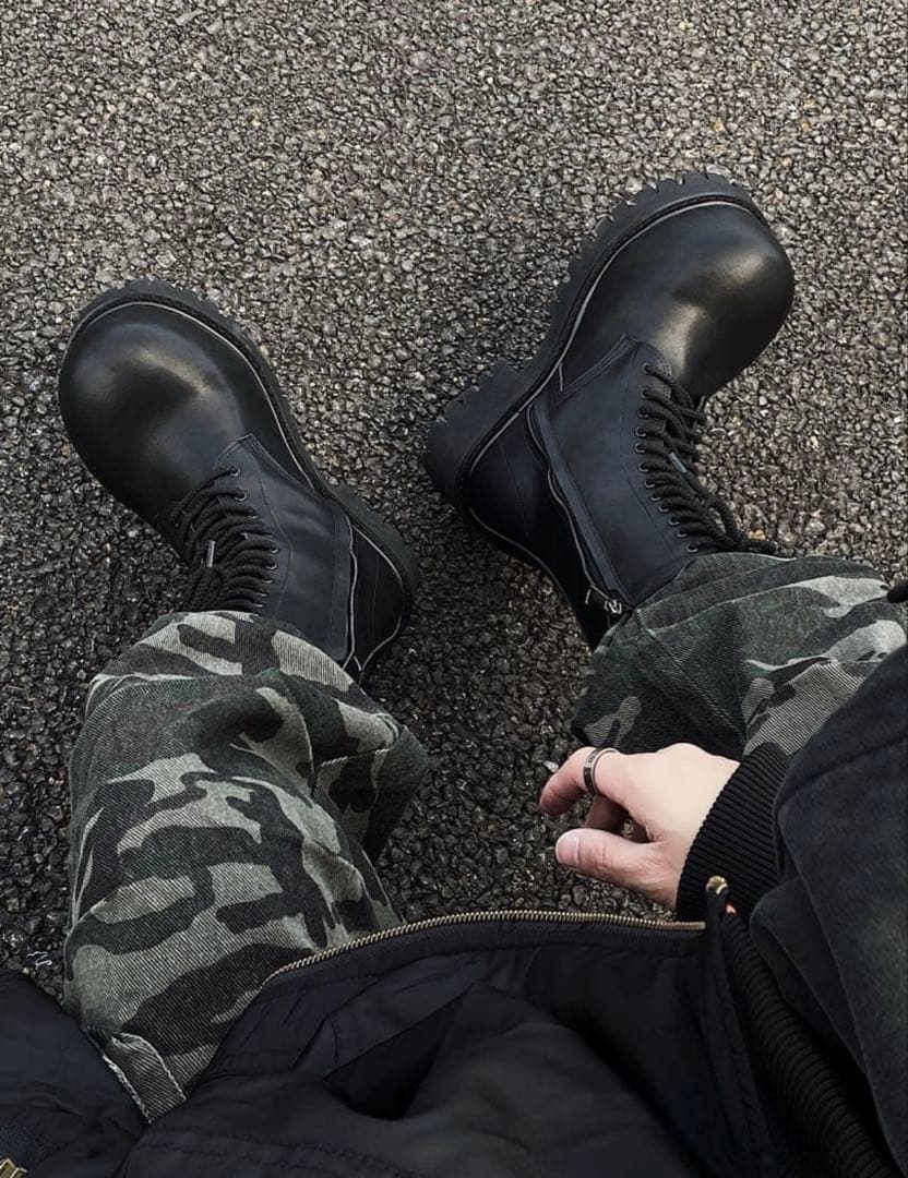 伊津みきお様専用 厚底ブーツ ロングブーツ アトムブーツ モード