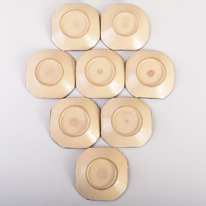 和食器 渦巻文 八角皿 八客 時代箱 C 7941