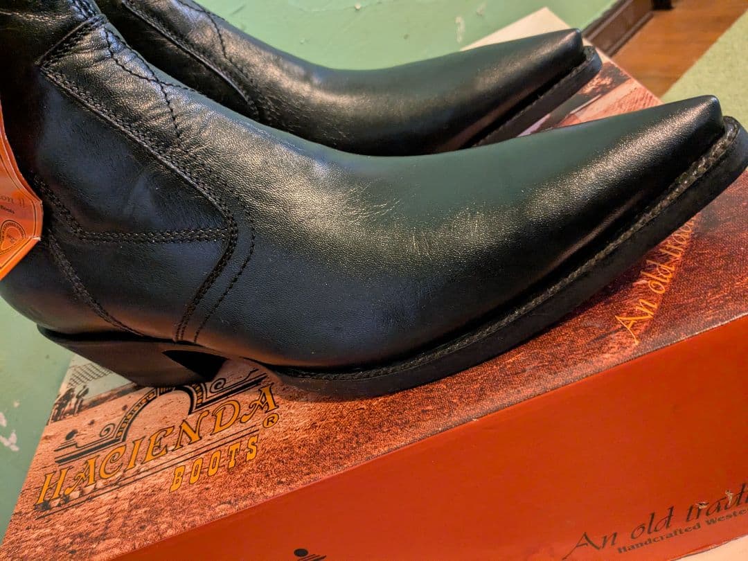 ★HACIENDA BOOTS★本牛皮ブーツ★US7.5(25.5cm)★