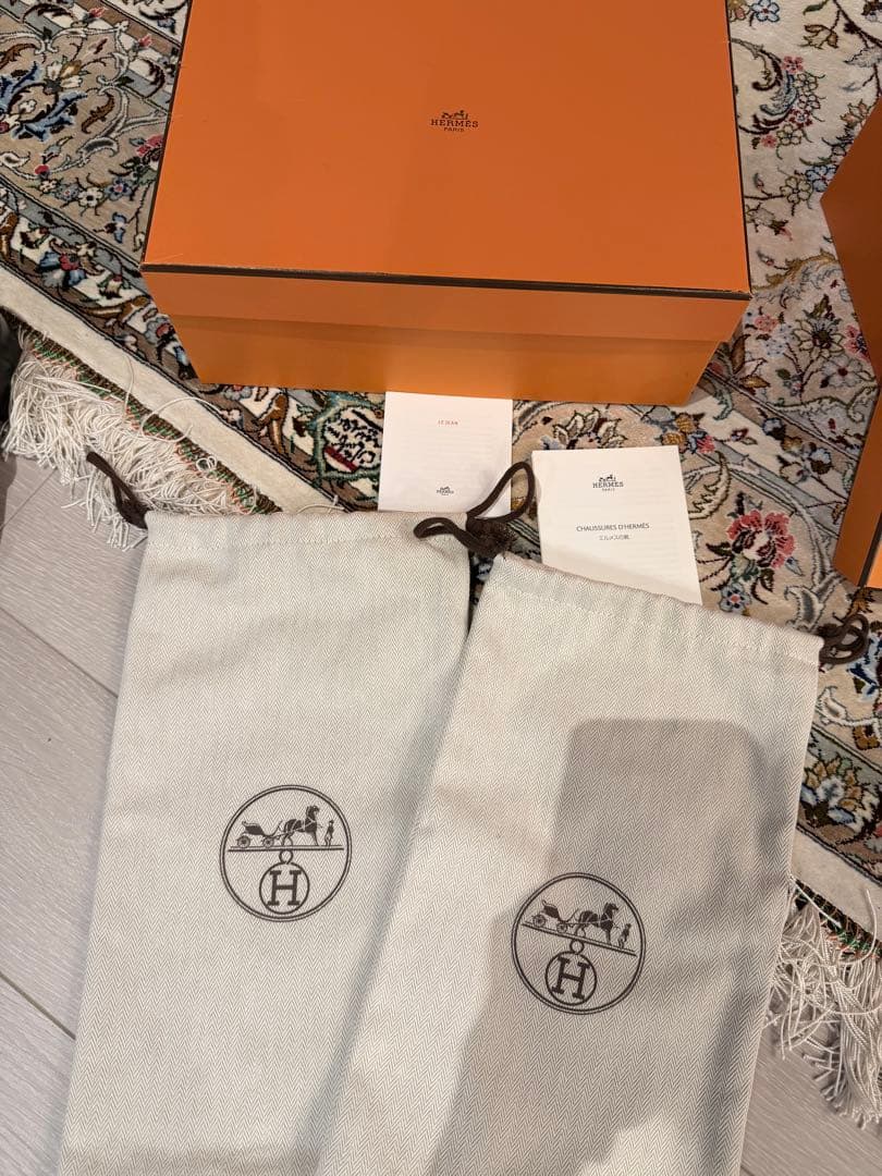 エルメス モカシン 《ダービー ロイヤル》 新品未使用 35 ケリー金具付