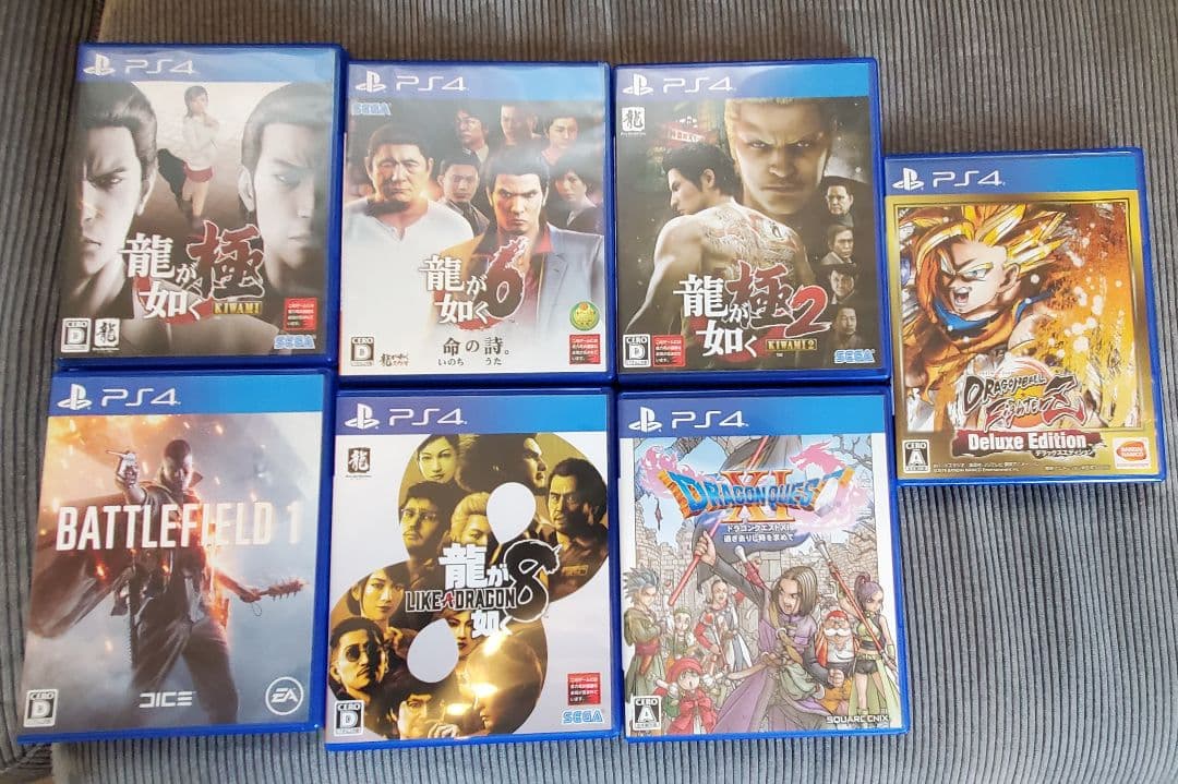 PS4ソフトセット 龍が如くシリーズなど7本 - メルカリ