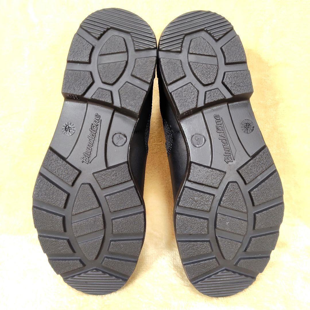 未使用級 ブランドストーン サイドゴアブーツ ローカット ブラック 23.5cm