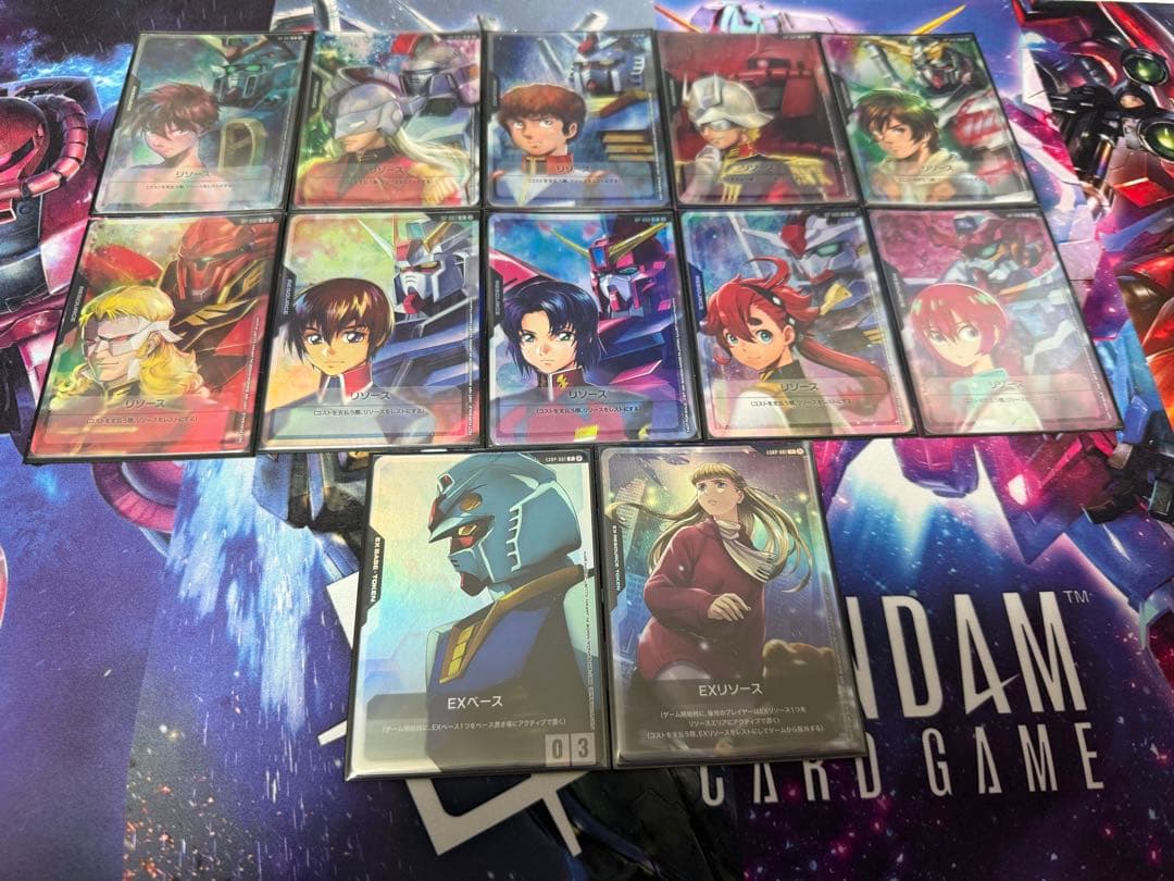 ガンダムカードゲーム プロモ リソース EXベース 全12枚 ガンダムカードゲーム プロモ リソース EXベース 全12枚 アウトレット