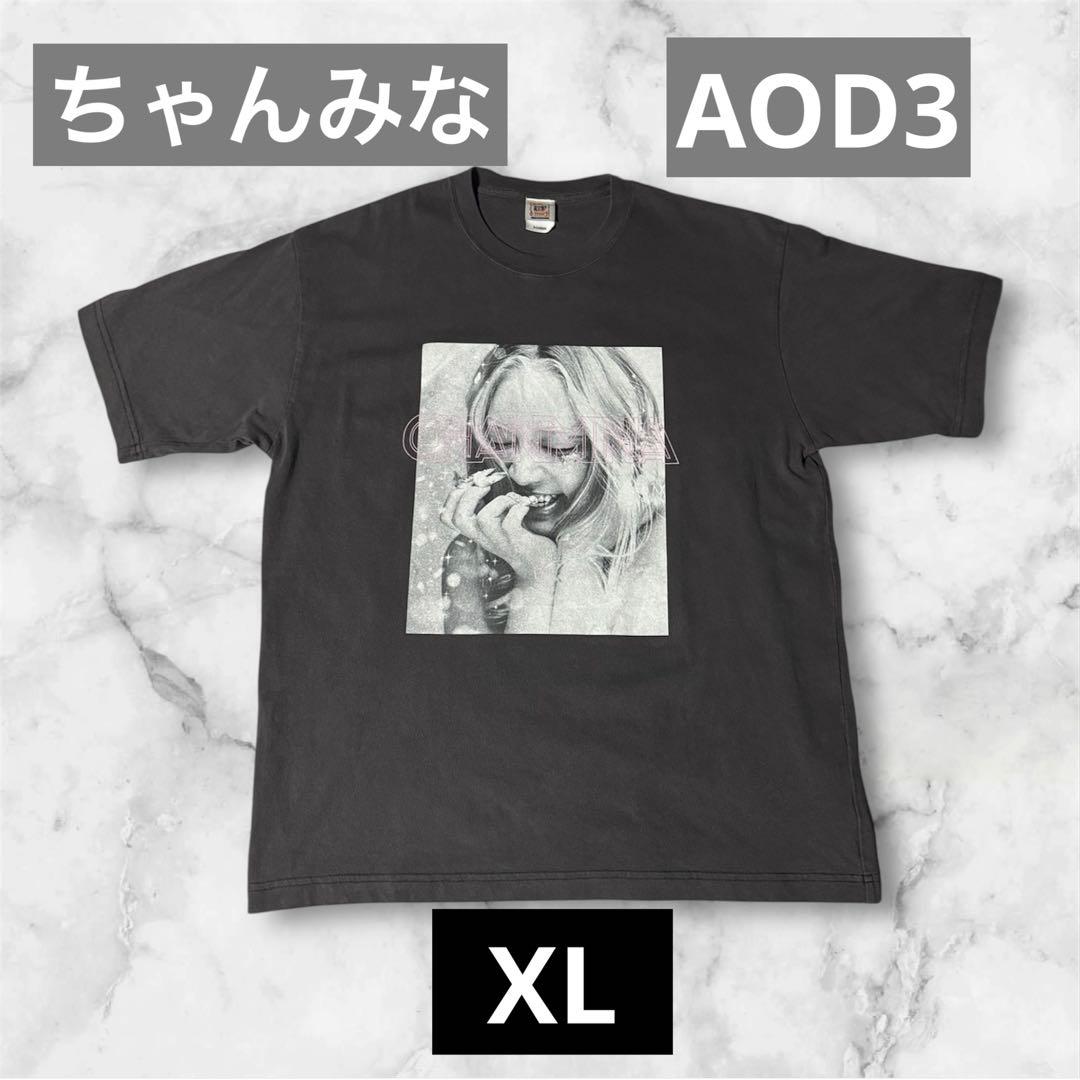 く*り様 ちゃんみな AOD3 BLACK T-SHIRT Tシャツ 商品詳細ページ | CHANMINA OFFICIAL STORE | AOD3 BLACK T-SHIRT