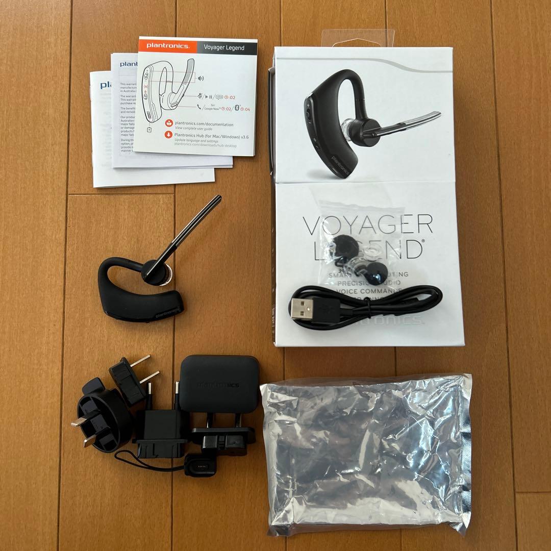 ✨美品✨VOYAGER LEGEND ワイヤレスヘッドセット Bluetooth ヘッドセット VOYAGER LEGEND VOYAGERLEGEND [ワイヤレス（Bluetooth