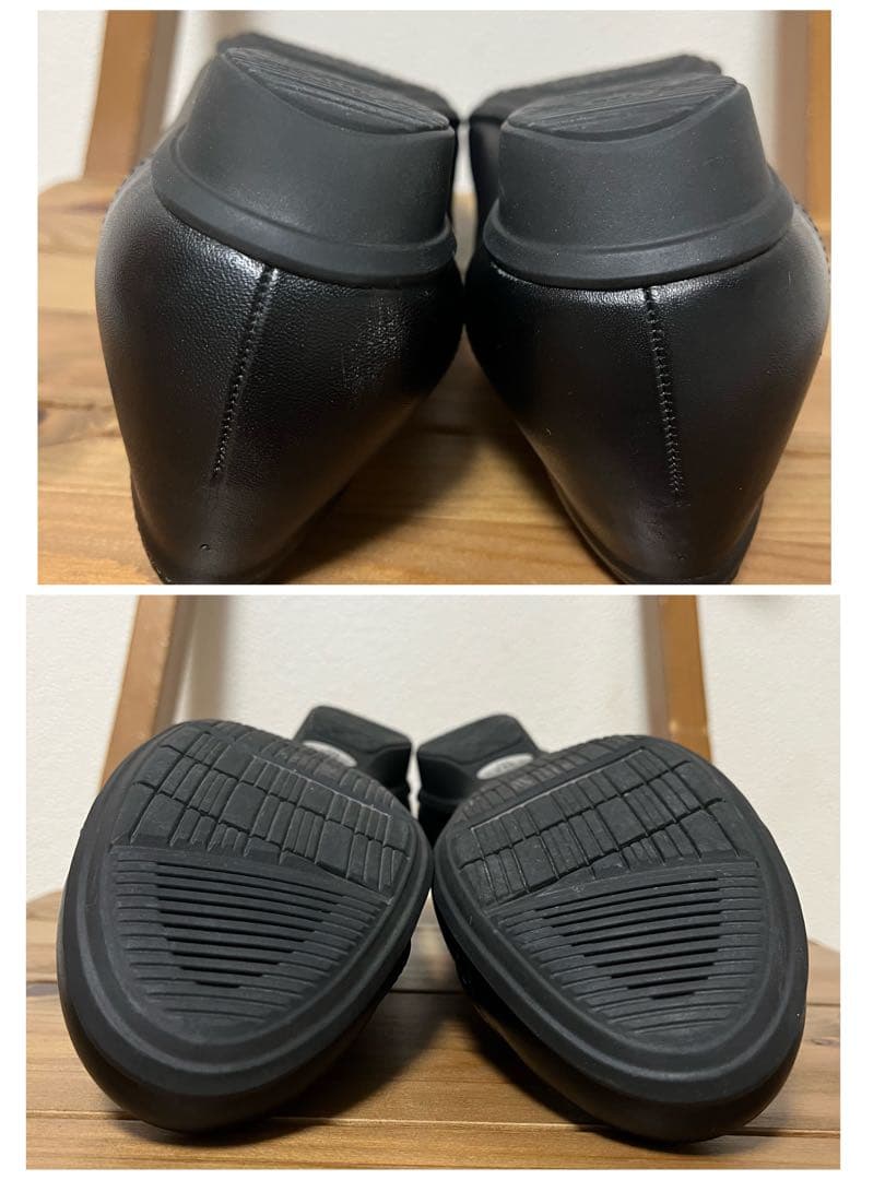 アシックスペダラ asics pedala パンプス 23.5cm 黒