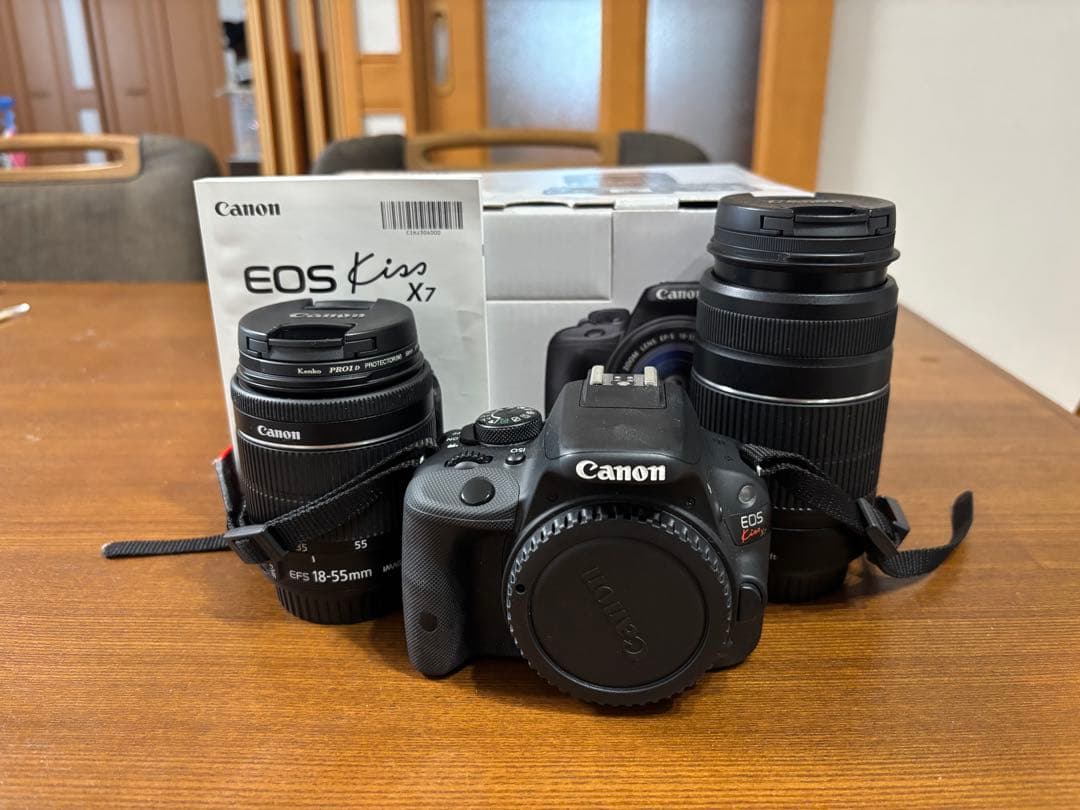 Canon EOS Kiss X7 ダブルレンズセット キヤノン（Canon） Canon EOS kiss X7 ダブルレンズセット デジタル