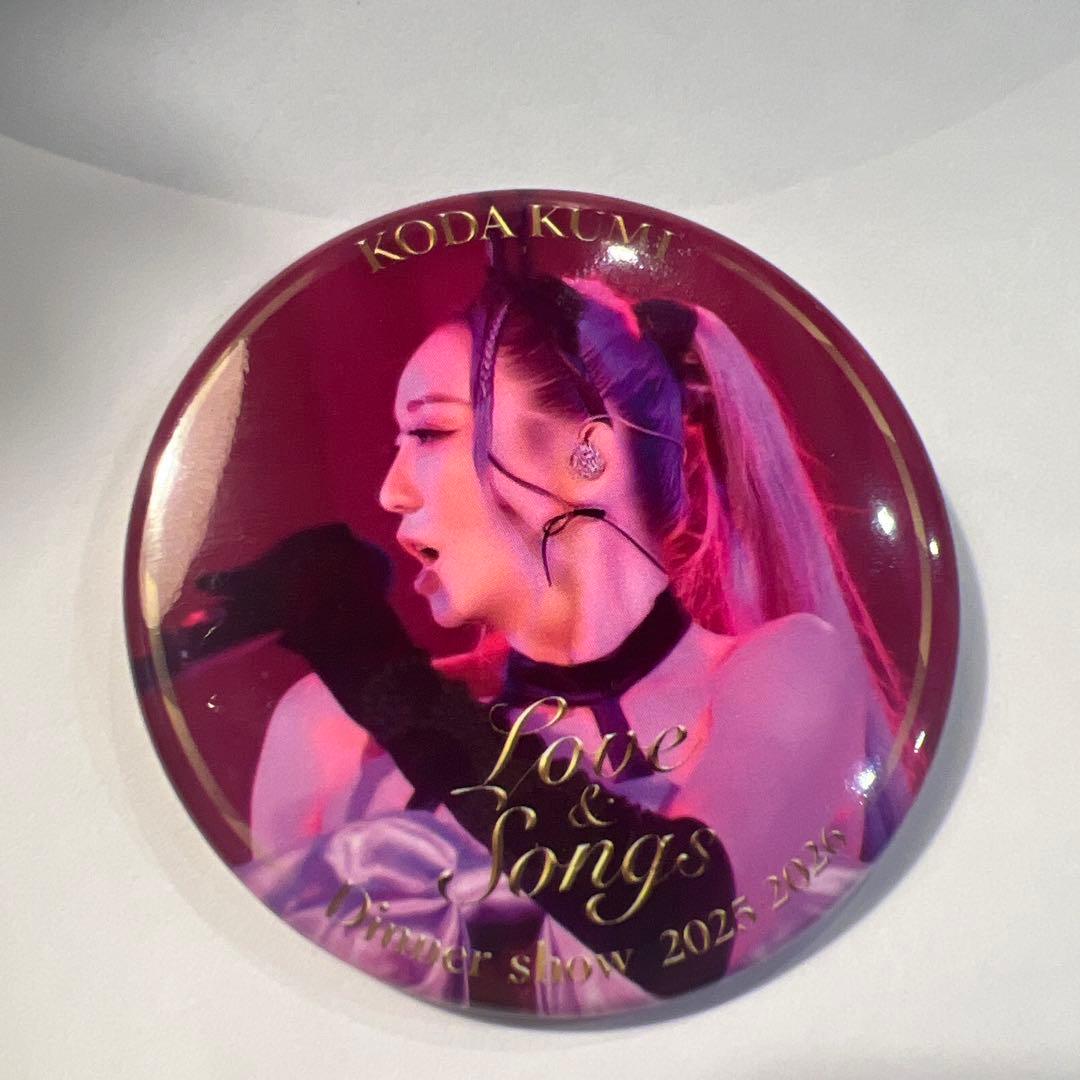 単品】倖田來未 Love＆Songs 2026 缶バッチ - メルカリ