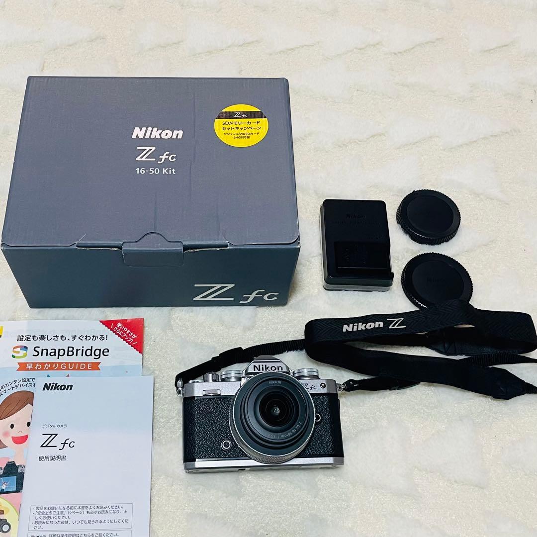 大人気】zfc 16-50 VR レンズキット シルバー ミラーレス一眼カメラ