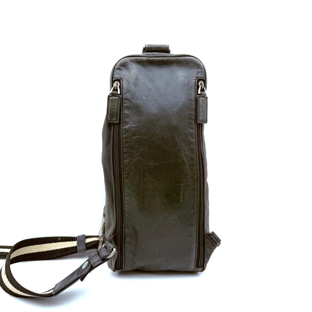 BALLY バリー トレインスポッティング レザー ボディバッグ スリング