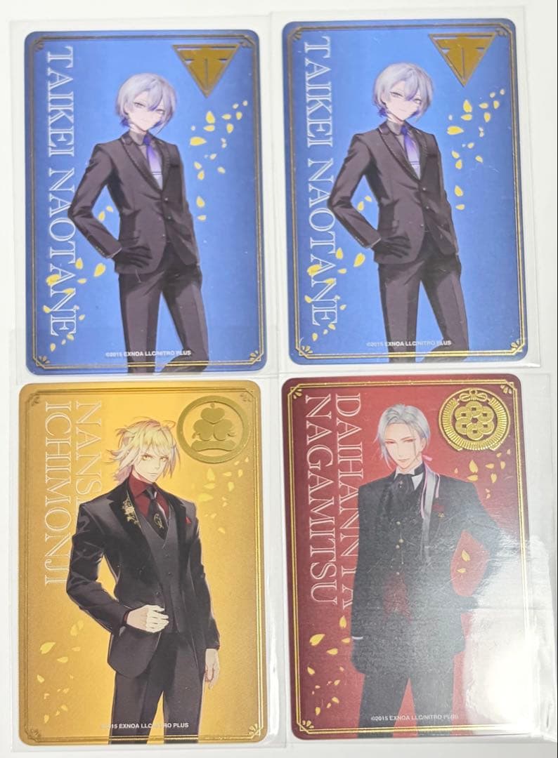 刀剣乱舞 大本丸博 祝装箔押しクリアカード 4枚セット - メルカリ