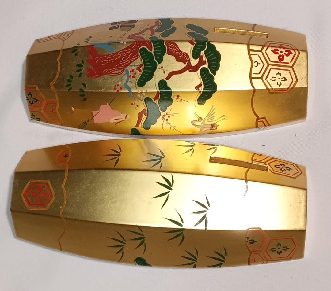 茶道具 京派塗師蒔絵師 北村葵春作 本金箔ぶりぶり香合 美品