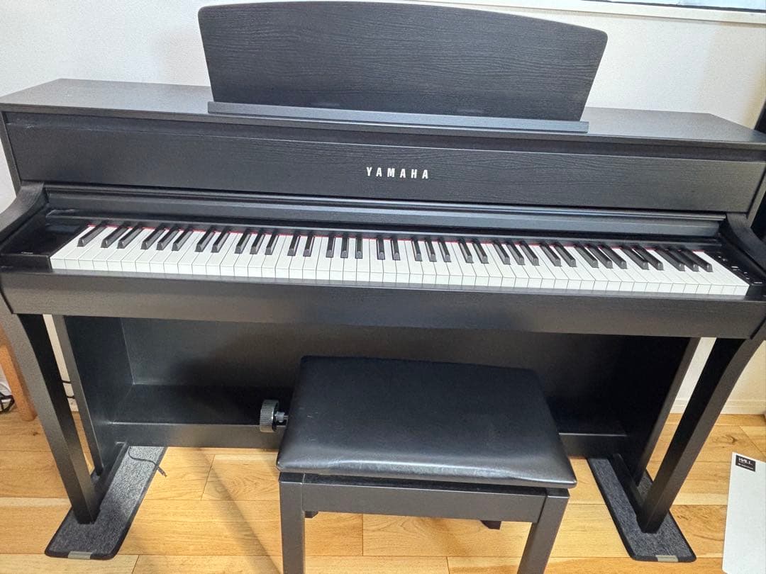 davidmoYAMAHA 電子ピアノ2020年CLP775 黒 椅子付き Heid Music | Yamaha CLP-775 Clavinova Digital Piano - Black Matte