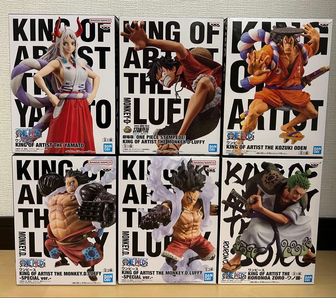 ワンピース フィギュアKING OF ARTIST 6個まとめ売り - メルカリ