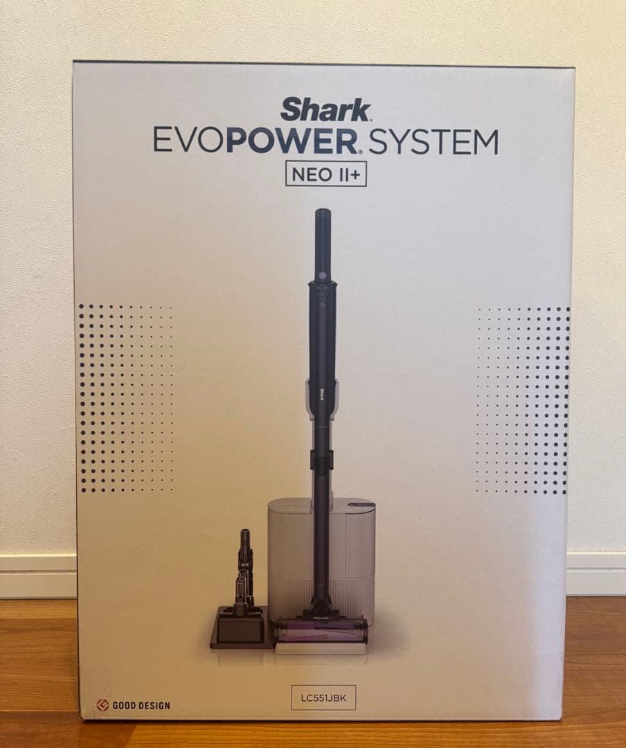 シャーク　Shark EVOPOWER SYSTEM NEO LC551JBK スティッククリーナー EVOPOWER SYSTEM NEO II+ グレープブラック