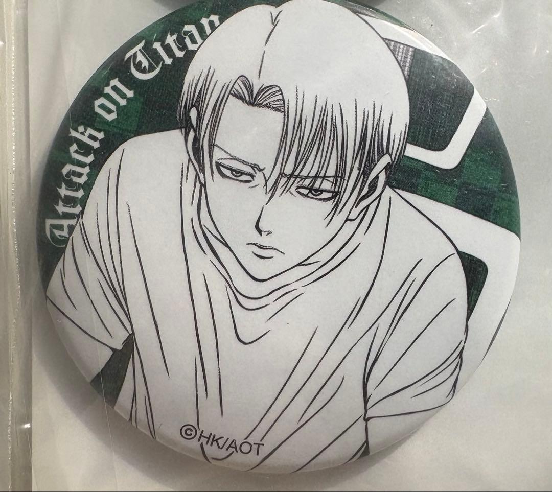 進撃の巨人 リヴァイ 缶バッジ wit 浅野恭司 アニスタ - メルカリ
