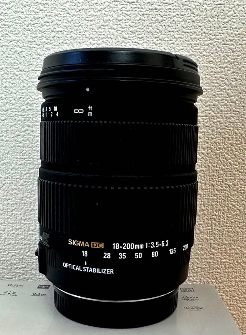 SIGMA シグマ 18-200mm F3.5-6.3 DC OS キャノン用