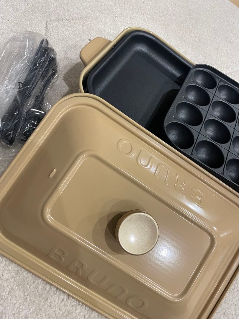 ブルーノ　コンパクトホットプレート　サンドベージュ 数量限定で再登場】ホットプレート 限定カラー人気No.1 サンドベージュ