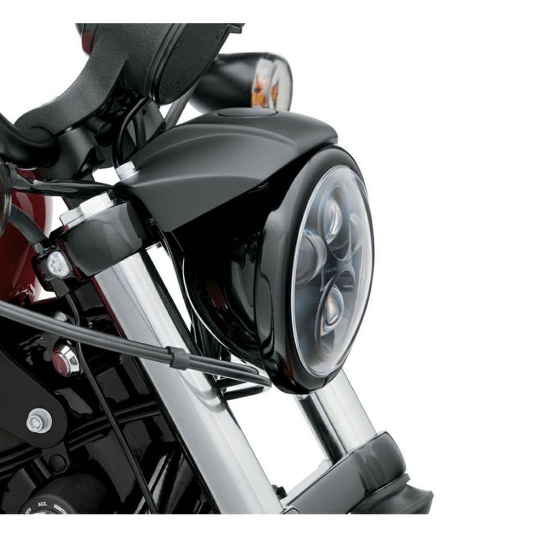 【田舎男子様】ハーレー純正 5-3/4インヘッドライトトリムリンググロスブラック ハーレー純正□5-3/4インチ ヘッドライトトリムリング グロスブラック