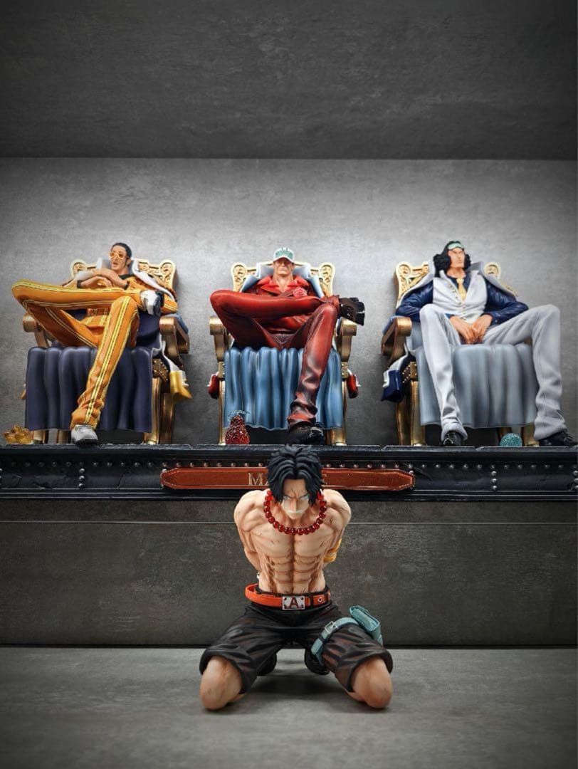 ワンピース 海軍本部三大将 赤犬 青雉 黄猿【2年前】フィギュア ガレージキット ワンピース 三大将 赤犬 青雉 黄猿 フィギュア ガレージキット